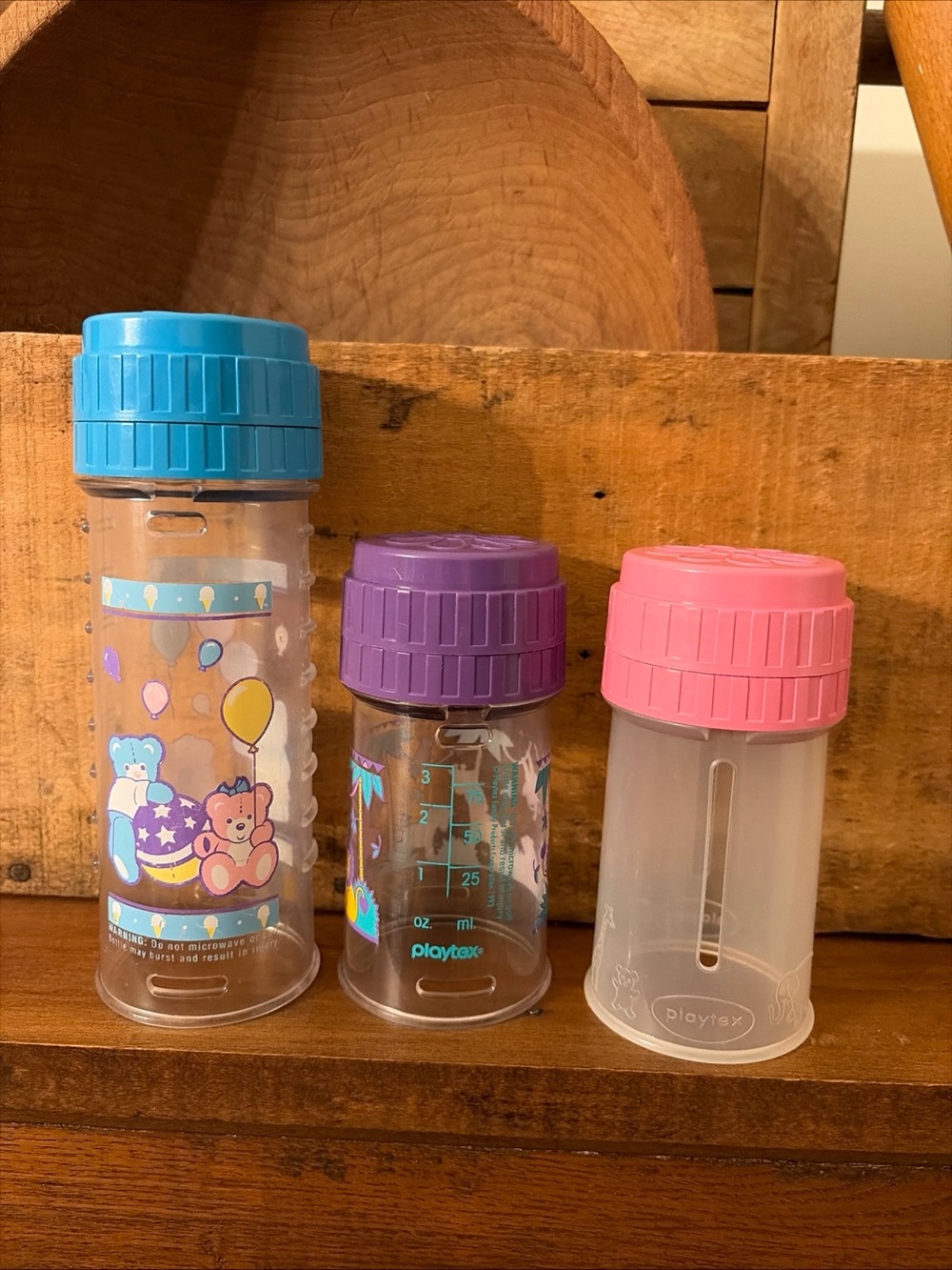 Vintage Platex bottles Lot of 3 - Picture 4 of 5